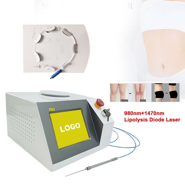 980 nm 650 nm Abnehmender chirurgischer Laser 1470 nm + 980 nm Fettschmelzendes 1470 980 nm medizinisches chirurgisches Lasergerät zur Fettabsaugung
