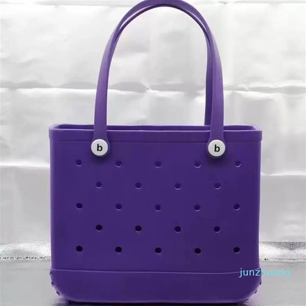 Mulher à prova dwaterproof água eva bogg saco tote grande cesta de compras sacos armazenamento lavável praia silicone bog bolsa eco geléia doces senhora 2259i