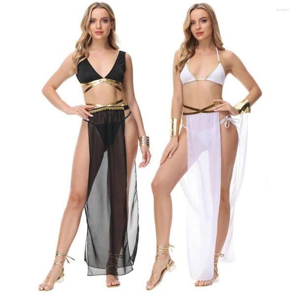 Ethnische Kleidung Sexy Lady Griechisches Kostüm Arabische Bauchtänzerin Clubwear Nächte Cosplay Karneval Halloween Party Kostüm