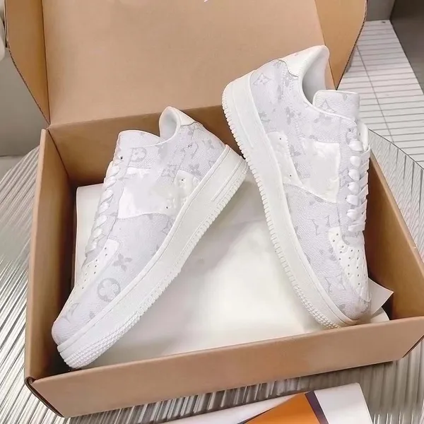 Lv8 tênis sapatos virgílio branco casual real verde vermelho marrom designer masculino abloh damier azur ar superior edição limite baixo sapatos de renda