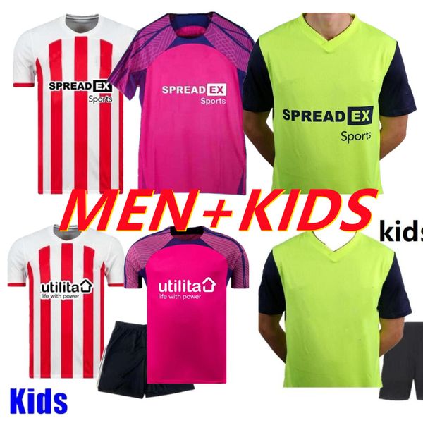 2023 SUNDERLAND Futebol Jerseys Kids Kit Treinamento Home Away Terceiro ROBERTS GOOCH STEWART DIALLO CLARKE PRITCHARD 23 24 Camisa de futebol
