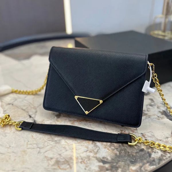 Quente 9a designer envelope sacos bolsas pochette felicie mulheres vintage bolsa de ombro hobo embreagem carteira luxo crossbody corrente ouro moeda