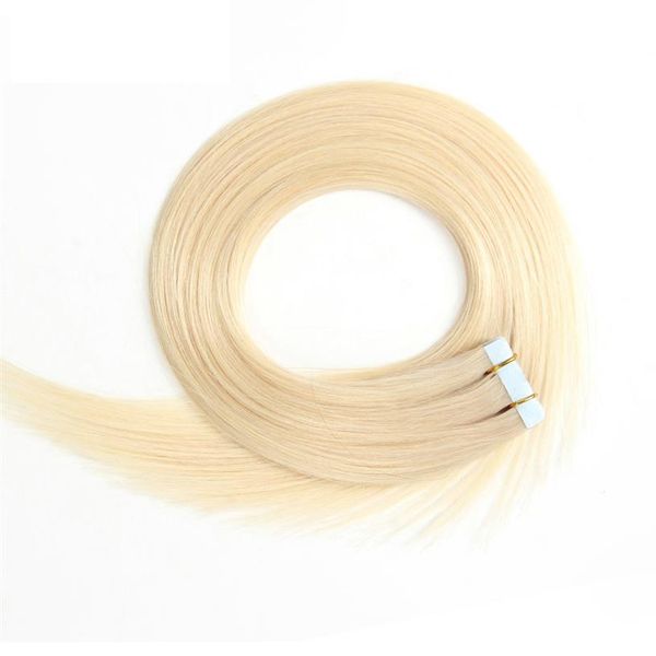 Bande De Cheveux Inaian Brésilienne Péruvienne Malaisienne Dans Les Extensions De Cheveux Humains 100g 40pcs Extensions De Maquillage Mac Pour Women194R