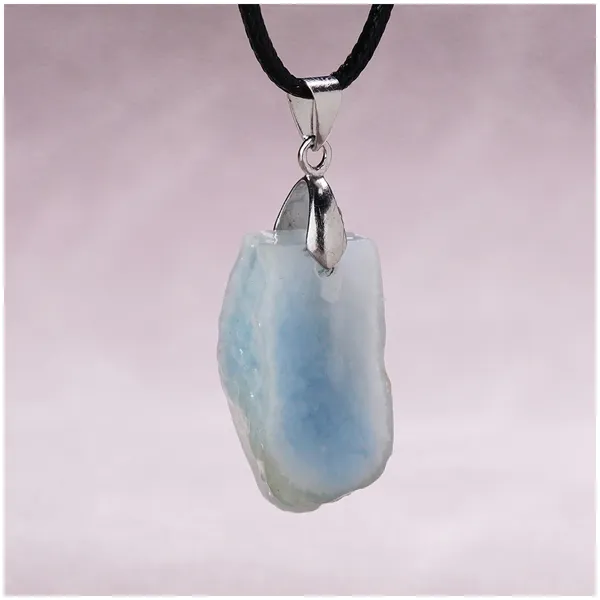 Pedra crua superfície de corte irregular aquamarine colar masculino pingente colares de luxo pingentes colar de alta qualidade jewlery desinger jóias jóias gemas jóias