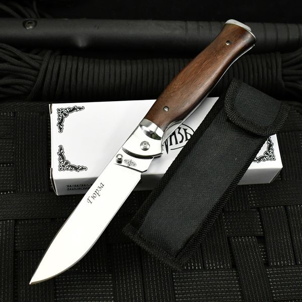 Coltello portatile pieghevole per autodifesa di fascia alta Coltello tascabile per esterni affilato ad alta durezza portatile