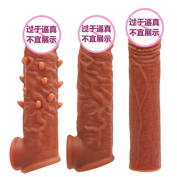 massaggiatore sessuale massaggiatore sessualemassaggiatore sessualeQiao Shangshi Denti di lupo in silicone liquido Set Prodotti sessuali per coppie adulte maschili estesi e audaci