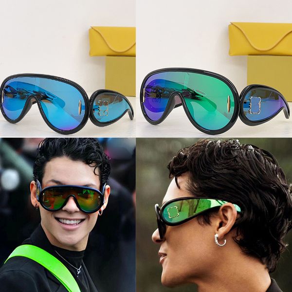 Desingers Cool Sunglasses Luxurys Clássico Homens e Mulheres Passeio ao Ar Livre Condução Festa Retro Moda Praia Sol Vidro Férias Lazer Óculos de Sol LW40108I