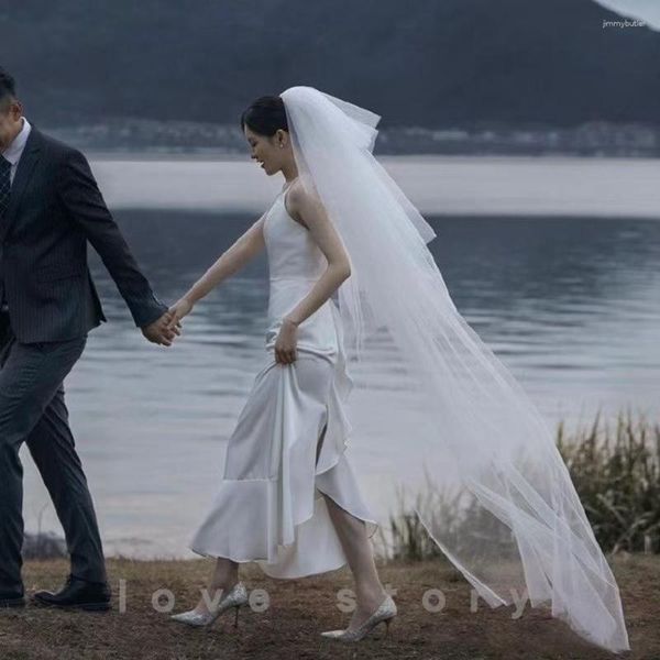 Veli da sposa Arrivo Tre Strati Sposa Matrimonio Velo De Novia Boda Accessori Matrimonios