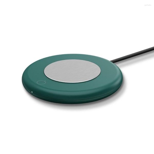 Set di stoviglie Cupi di caffè Smart Houghter Electric Tag Resteter per tè al latte riscaldamento portatile Pad di riscaldamento automatico verde