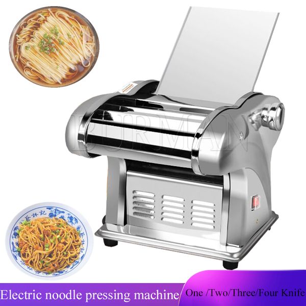 Macchina per pasta elettrica automatica per noodle da 135 W, macchina per pasta con pressa per noodle a uno/due/tre/quattro coltelli