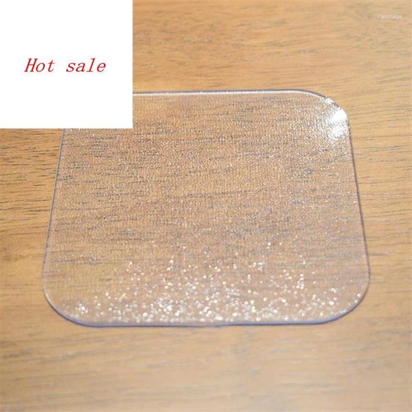 Tovaglia Cuscinetti isolanti in plastica PVC Tappetino per ciotola Tovaglietta tovaglietta rotonda 30 cm quadrata 15x15 cm Tovaglia impermeabile 2 mm Personalizza