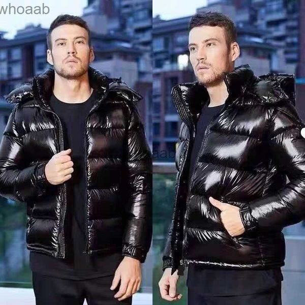 Homens Down Parkas Mens Jaqueta Designer Bomber Casacos Mangas Compridas Downs Windbreaker Homem Casaco Stroped Zippers Puffy Jackets Tamanho Clássico S-5XL HKD230911