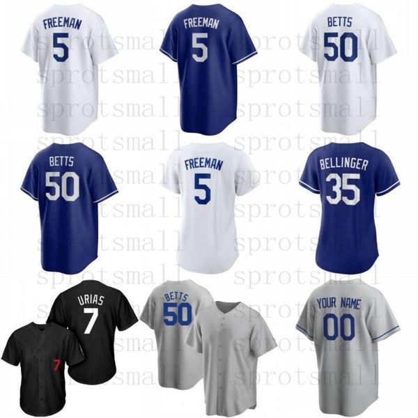 Custom Mens Mulheres Juventude Mookie Betts Jerseys de Beisebol Freeman Bellinger Dodgers Trevor Bauer Clayton Kershaw Julio Urias Justin Trea Turner Walker Buehler Taylor