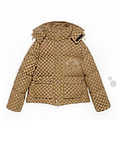 Giacca da uomo con cappuccio Autunno Inverno piumino parka lettera con cerniera Giacca a vento all'aperto Sport Khaki nero congiunto Cappotti firmati Capispalla uomo Donna piumini M-5XL