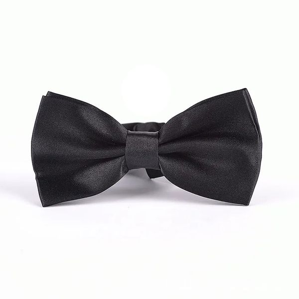 Yeni stil erkekler kurbağa kravat düğmeli çocuk kravat düz renkli beyaz/siyah/kırmızı koyu/kırmızı/gümüş/gri/mor/pembe düğün partisi bowtie