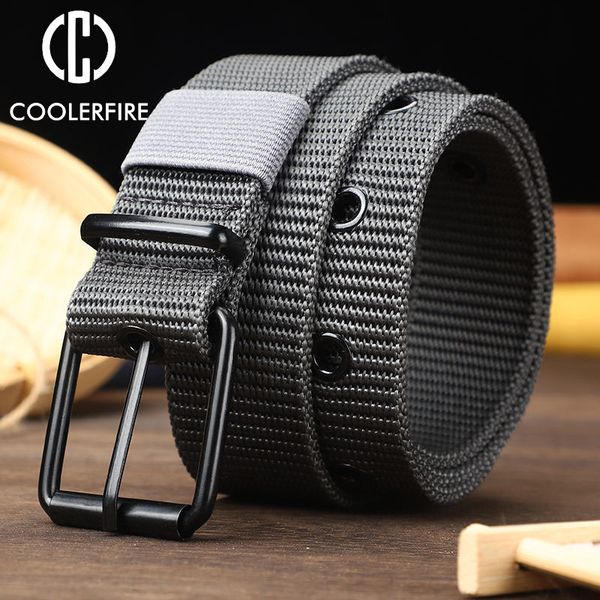 Männer Gürtel Armee Militär Leinwand Nylon Gurtband Taktische Gürtel Mode Lässig Designer Unisex Gürtel Hohe Qualität Sport Strap HB061