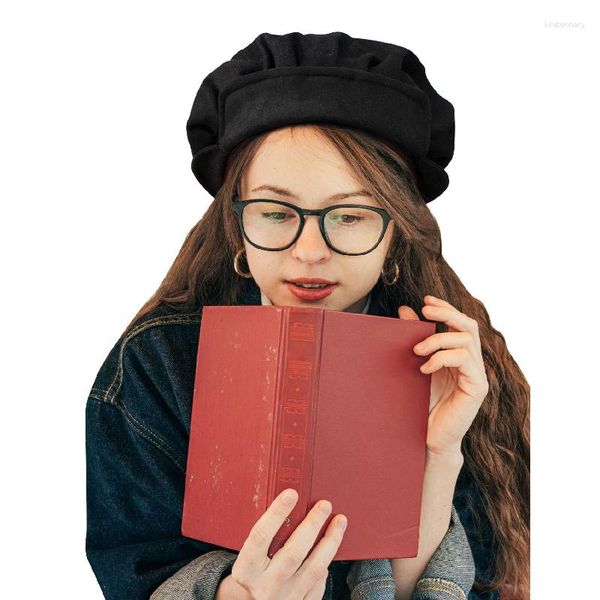 Berets chegada chapéu renascentista boné de alta qualidade tecido masculino traje headwear medieval boina acessório para mulheres presente masculino