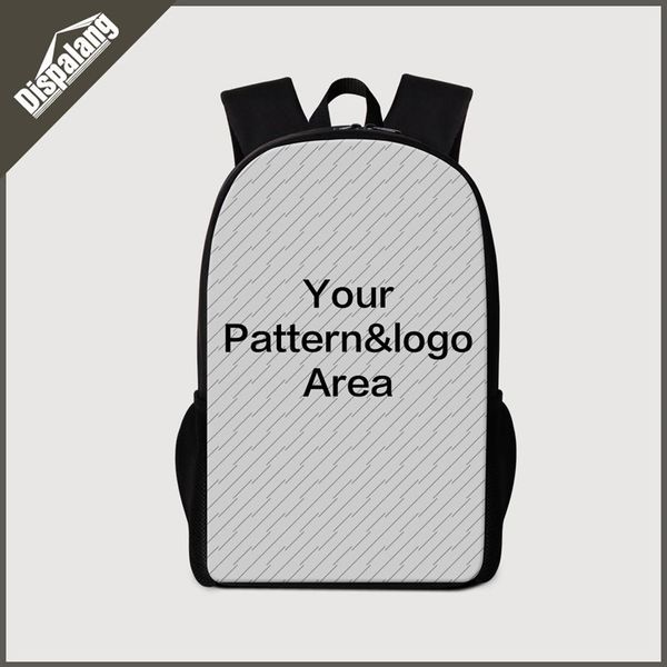 Borse personalizzate personalizzate Stampa 3D Zaini per laptop Donna Uomo Zaini da viaggio Borse da scuola Mochilas Bookbags Zaino Bolsas 253W