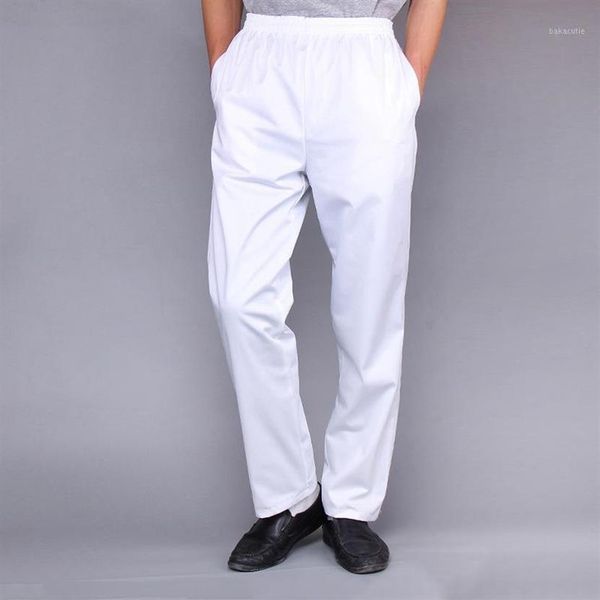 Высокое качество брюки шеф-повара мужские модные комбинезоны шеф-повара эластичный костюм брюки кухня приготовления кофе Shop1334W