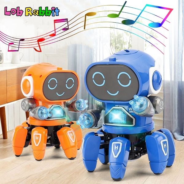 Brinquedos de Inteligência Iluminação Elétrica Música Dança Robô Brinquedos para Crianças Jogos Interativos Robôs Educacionais Boneca Eletrônico Brinquedo de Estimação Menino Menina Presentes 230911