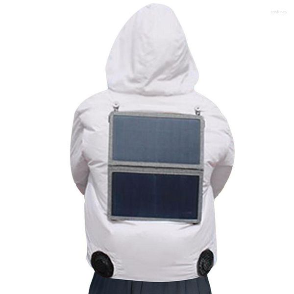 Jaquetas de caça ar condicionado jaqueta ventilador feminino energia solar roupas condicionado para homem cozinha cozinhar