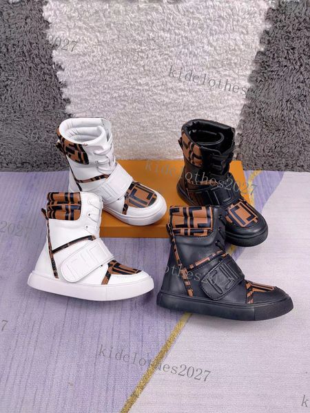 2023 Kinder Turnschuhe Designer Jungen Mädchen Schuhe Kinder Leder Schule Schuhe Casual Flexible Schuhe Luxus top marke Stiefel