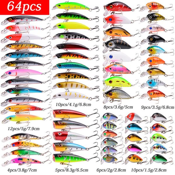 Köder Köder Aorace Angelköder-Set Hartköder Mini Minnow Floating Swing Crankbait Crazy Wobbler Künstliche bionische Kurbel 230911