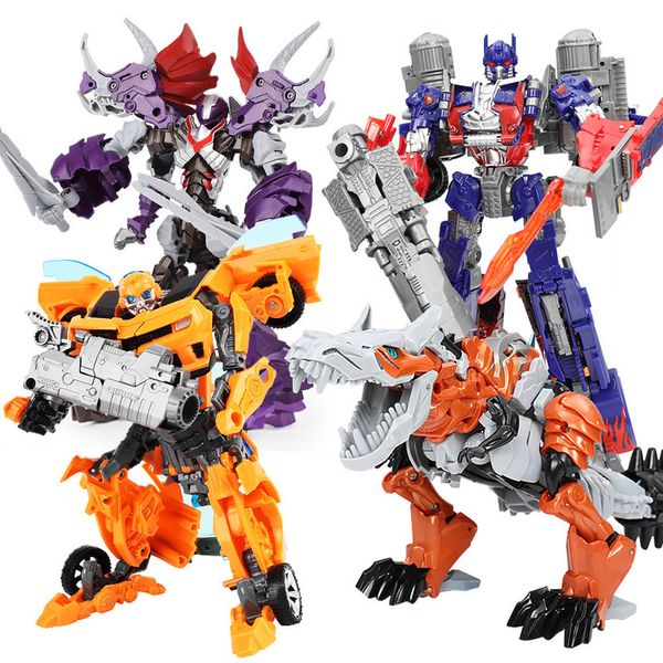 Transformationsspielzeug Roboter Anime Transformationsspielzeug Roboterauto ABS Cooles Flugzeugmodell Dinosaurier-Sammlung Actionfiguren Spielzeug für Jungen Geschenk Juguetes 230911