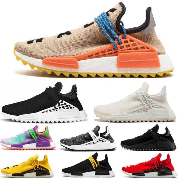 Menschliche Männer für Frauen Schuhe Rennen Pharrell Hu Solar Pack Afro Pack Laufschuhe Top-Qualität Pharrell Williams Trainer Sneakers300K