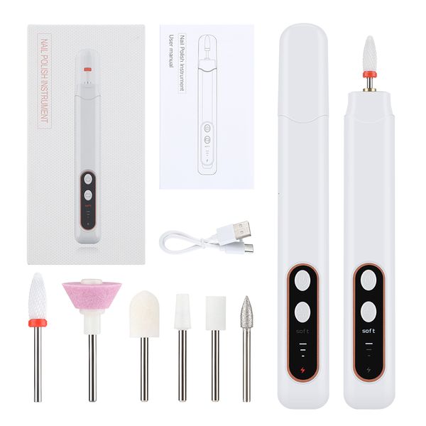 Prego manicure conjunto multifuncional elétrica polonês broca máquina de moagem moinho para pedicure ferramenta polimento moedor 230911