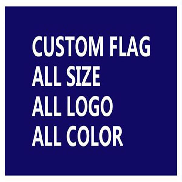 Passen Sie das Flaggen-Banner-Design mit individuellem Druck an, komplett hochwertig, 90 x 150 cm, 3 x 5 Fuß, versandfertig, Lagerbestand: 100 % Polyester283I