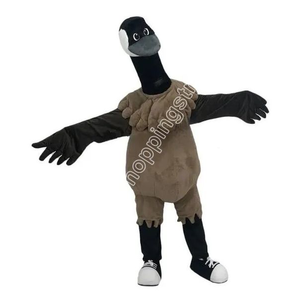 Costume della mascotte dello struzzo che cammina vestito di Halloween Costume di grande evento Vestito da festa Abbigliamento Costume di carnevale