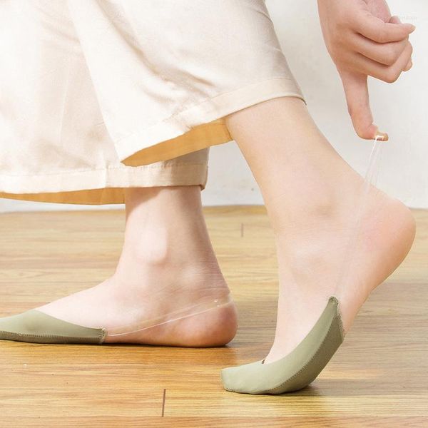 Frauen Socken Sommer Dünne Candy Farbe Sling Unsichtbare Japanische Baumwolle Halb Palm Vorfuß Pads Großhandel