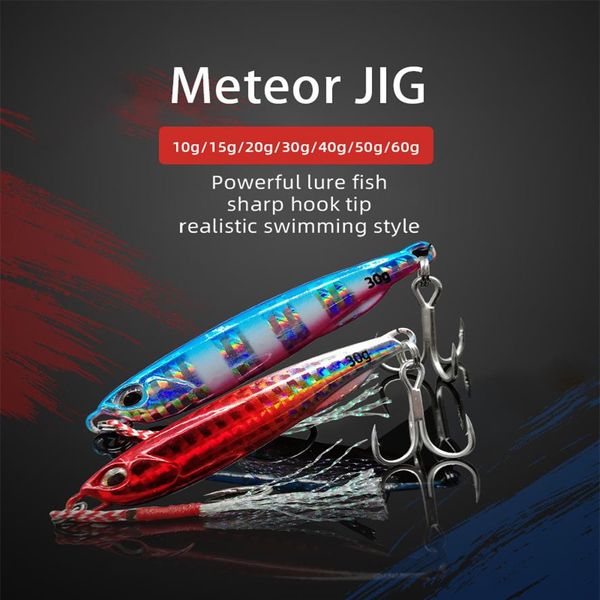 Yeni Japonya Stilü Kıyısı Biyonik Yem Metal Kurşun Balık Cazibesi Lures Demir Pullu Die Fishing Lures Bait266y