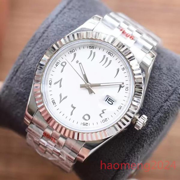 U1 Top AAA высококачественная мужская автоматическая механика Swiss Watch Day Date Heanless Steel Arabic Numerals Sapphire Designer Datejust Geneve Watches Montre de Luxe