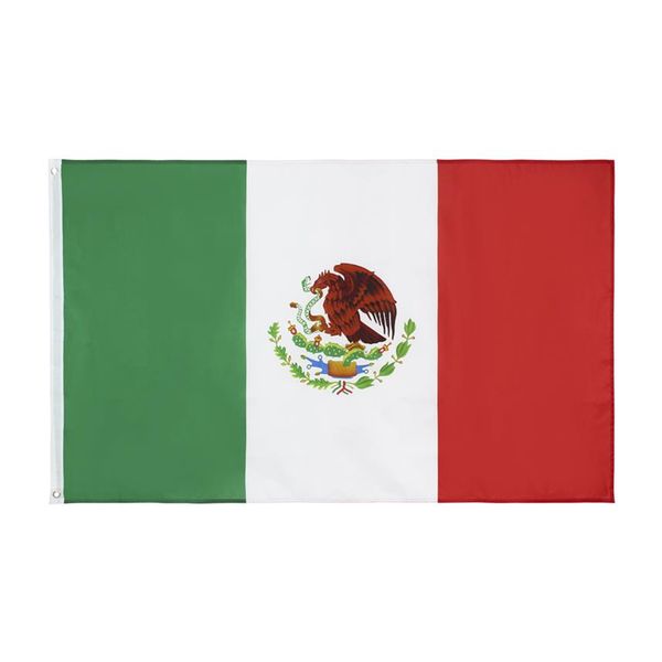 Versandfertig, MX Mex Mexicanos Mexiko-Flagge der mexikanischen Direktfabrik, 90 x 150 cm, 3 x 5 Fuß, 283 V