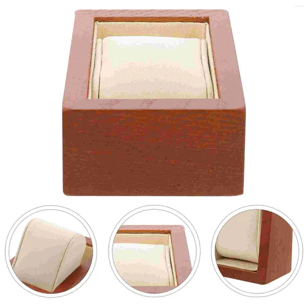 Caixas de relógio caixa de presente para jóias travesseiros expositor loja pulseira base travesseiro multi-função recipiente titular prático casa
