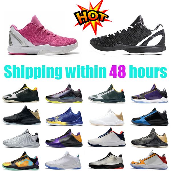 2024 Mamba 6 Protro Grinch Basketballschuhe Sneakers Store Grundschule Männer Frauen Mambacita Bruce Lee Big Stage Chaos Freizeitschuhe Outlet Größe 36-46