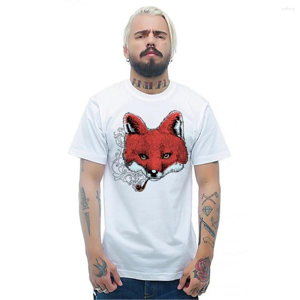 Herren-T-Shirts T-Shirt mit Grafikdruckhemd für Mann Cartoon weiße Baumwolle Unisex Casual Crew Neck Männliches T-Shirt