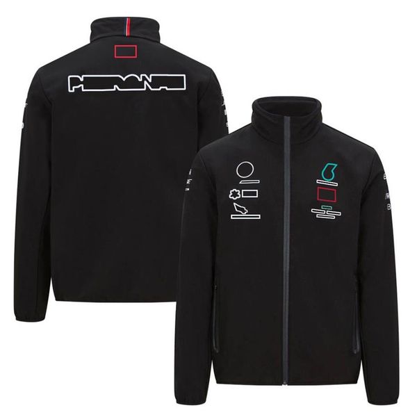 F1 fã versão corrida terno primavera inverno jaqueta de inverno jaqueta de casca mole casaco equitação superior personalizado sweater266q