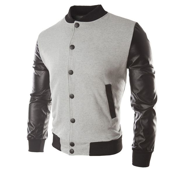 Erkek ceketler erkek erkek beyzbol ceketi moda tasarımı şarap kırmızı mens slim fit kolej varsity marka şık veste homme 230912