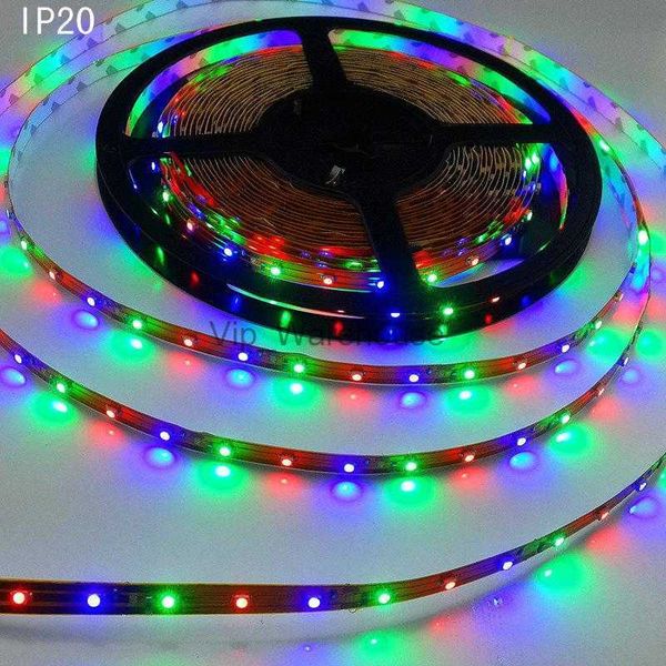 LED-Streifen, 5 m, RGB 3528, flexibel, wasserdicht, 300 LED-Streifen, + 24 Tasten, IR-Fernbedienung + EU-US-UK-Stecker-Netzteil HKD230912