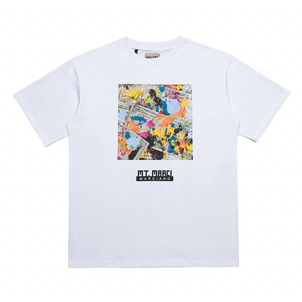 Galerien DEPT Harajuku 23SS Frühling Vintage gewaschene Buchstaben gedruckt ART That Kills Logo MARCIANO T-Shirt lose übergroße Hip Hop Unisex Kurzarm-T-Shirts 07