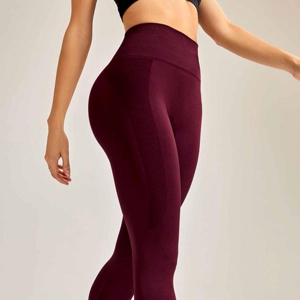 Pantalon actif taille haute, Leggings sans couture, vêtements de course, extensible, Fitness, énergie, vêtements d'entraînement respirants pour femmes