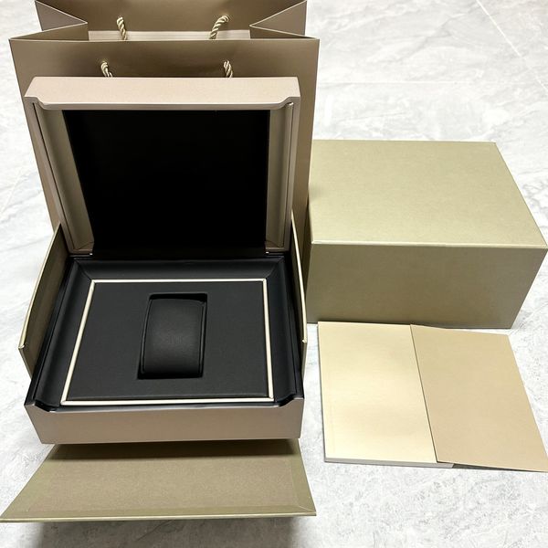 Caixas de relógio Casos Tomada de fábrica Champagne com caixa de madeira original JJ Marca de luxo Livreto e cartão personalizado AAA Relógios Presente 230928