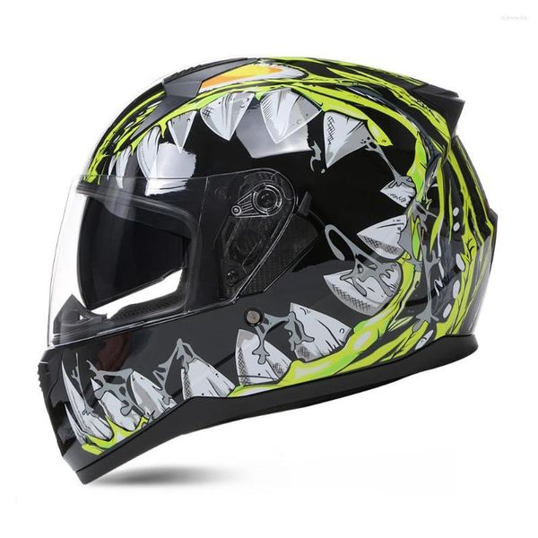 Motosiklet Kaskları Tam Yüz Açık Kask Casco Ralli Ralli Casque Moto De Capacete Motobike Sokak Binicilik Helm Erkek Kadınlar Dot