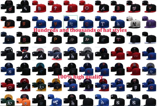 Fabrikneueste Snapback-Hüte Cap Snapback Baseball Fußball Basketball Caps Hut Einstellbare Größe Drop Shipping Wählen Sie Hüte aus unserem Album