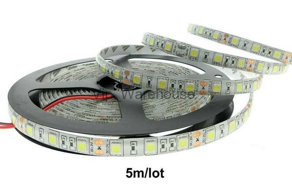 LED-Streifen, 5 Meter, LED-Streifen, warmweiß, 5 m, 5050 SMD, superhell, hohe Leistung, wasserdicht, flexibel, 300 LEDs, blau, warm, kaltweiß, rot, HKD230912