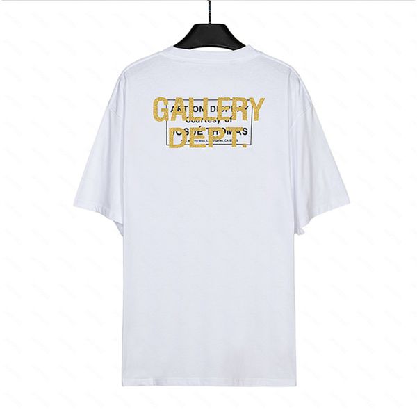 Галереи DEPT Harajuku 23SS Весенняя винтажная футболка с вымытыми буквами и цветным рисунком с логотипом Свободные футболки унисекс с короткими рукавами в стиле хип-хоп 05