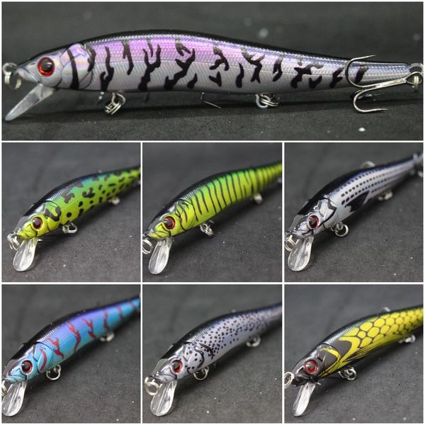 Iscas iscas wLure Minnow Fishing Lure Jerkbait 14g 12cm Transferência de peso Wobbler Twitch Fácil Fundição Longa Minúscula Wobble Sinking M262S 230911